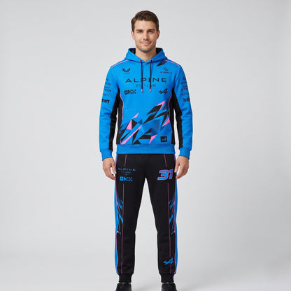 Formula Racing F1 Hoodie & Sweatpants Set — Motorsport Team Inspired Tracksuit — Racing Fan Outfit 2 - Custom Fan Apparel Image 10