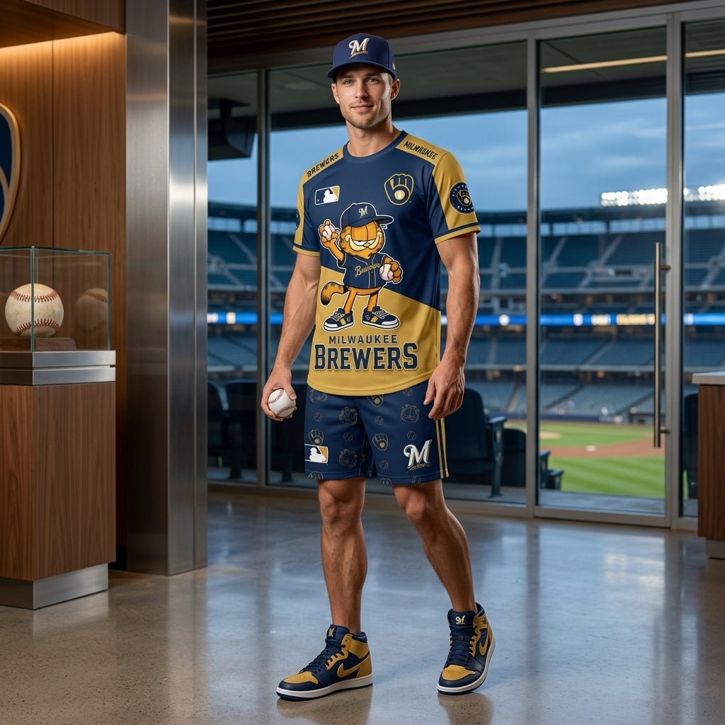 All 30 BASEBALL Teams-COMBO GIFTS FOR FAN | Sport Fan Set — T-Shirt + Shorts Available