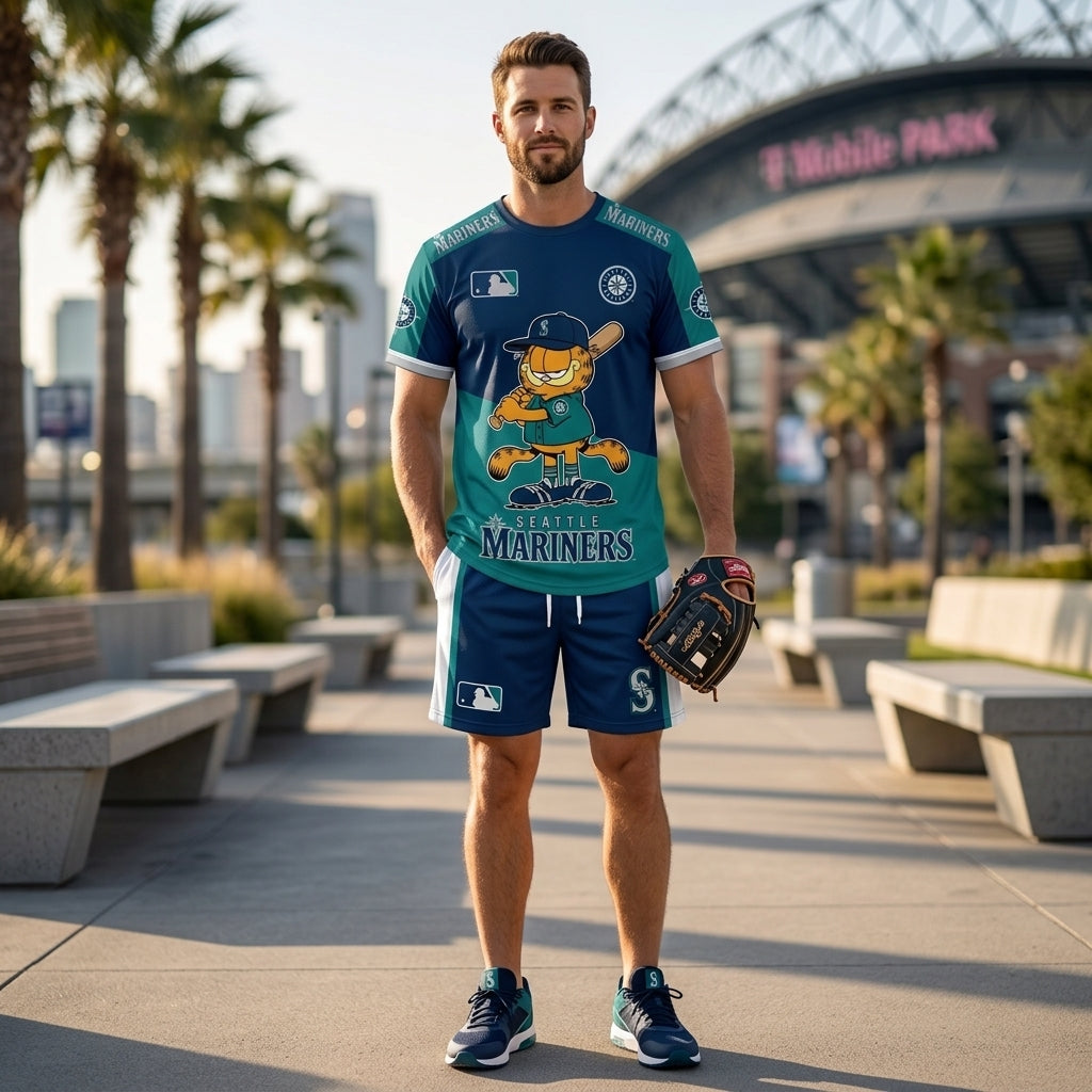 All 30 BASEBALL Teams-COMBO GIFTS FOR FAN | Sport Fan Set — T-Shirt + Shorts Available