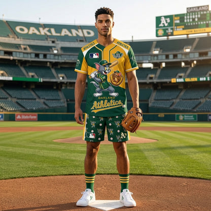 All USA Baseball Teams Inspired Fan Set, Graphic T-Shirt And Shorts Combo Outfit