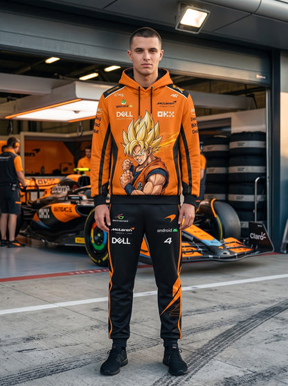 Sport Racing F1 x Son Goku Set — Hoodie & Sweatpants | 11 Formula Team Inspired Dragon Style