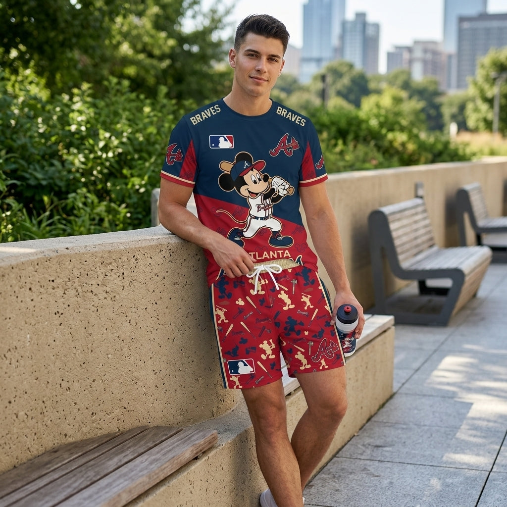 All 30 BASEBALL Teams Available-COMBO GIFTS FOR FAN | Sport Fan Set — T-Shirt + Shorts