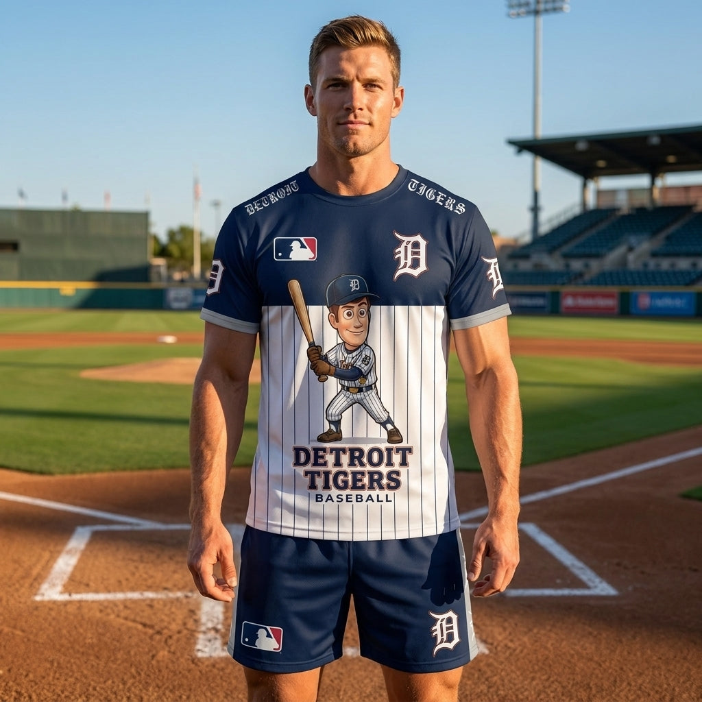 All 30 Teams Available-COMBO GIFTS FOR BASEBALL FAN | Sport Fan Set — T-Shirt + Shorts
