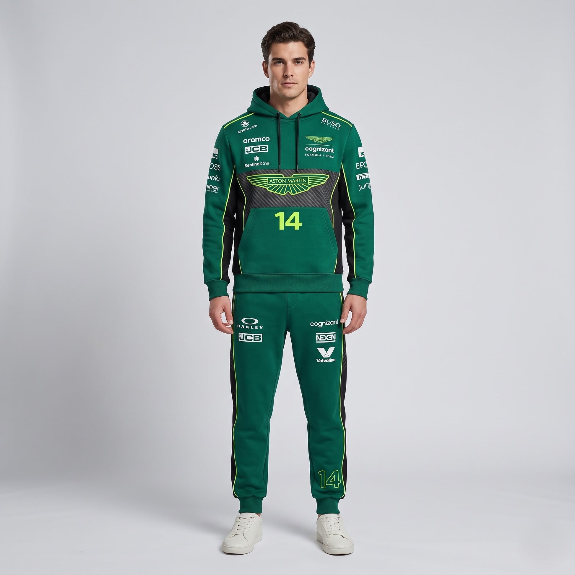 Formula Racing F1 Hoodie & Sweatpants Set — Motorsport Team Inspired Tracksuit — Racing Fan Outfit 2 - Custom Fan Apparel Image 8