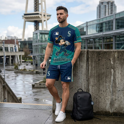 All 30 BASEBALL Teams Available-COMBO GIFTS FOR FAN | Sport Fan Set — T-Shirt + Shorts