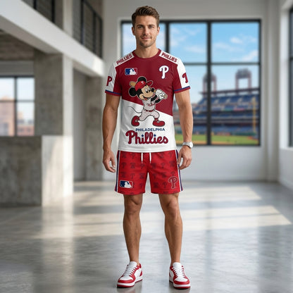 All 30 BASEBALL Teams Available-COMBO GIFTS FOR FAN | Sport Fan Set — T-Shirt + Shorts