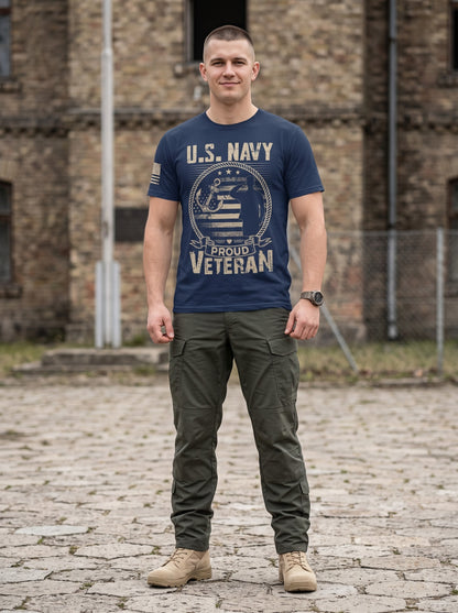 American Veteran Faith Shirt — Jesus Christ Veteran Graphic T-Shirt — Sweatshirt — Hoodie & Zip Hood - Custom Fan Apparel Image 2