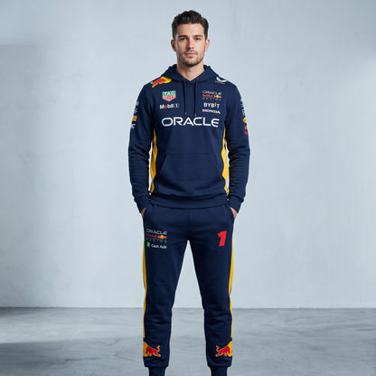 Formula Racing F1 Hoodie & Sweatpants Set — Motorsport Team Inspired Tracksuit — Racing Fan Outfit 2 - Custom Fan Apparel Image 12