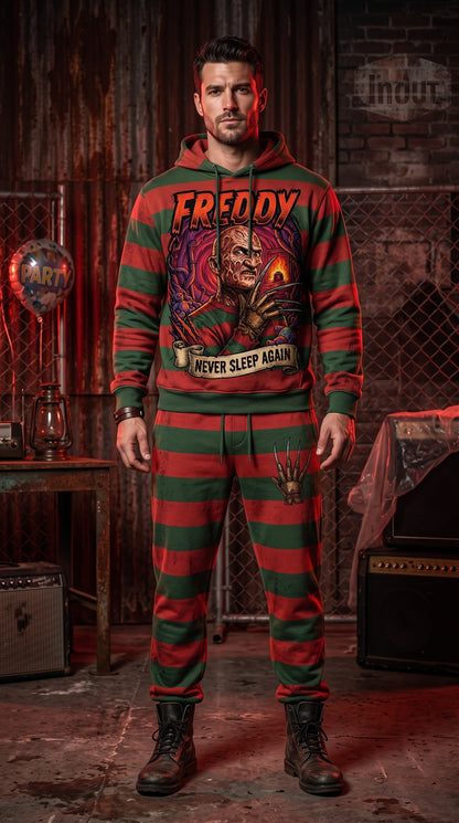Horror Slashers Squad Halloween Hoodie & Pants Set