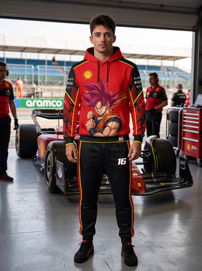 Sport Racing F1 x Son Goku Set — Hoodie & Sweatpants | 11 Formula Team Inspired Dragon Style