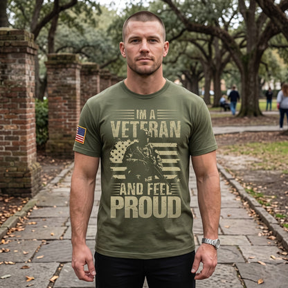 American Veteran Faith Shirt — Jesus Christ Veteran Graphic T-Shirt — Sweatshirt — Hoodie & Zip Hood - Custom Fan Apparel Image 2