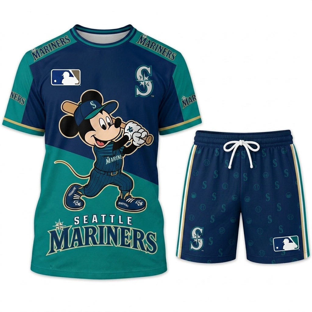 All 30 BASEBALL Teams Available-COMBO GIFTS FOR FAN | Sport Fan Set — T-Shirt + Shorts