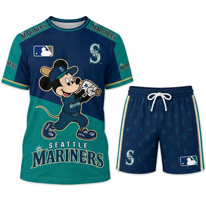 All 30 BASEBALL Teams Available-COMBO GIFTS FOR FAN | Sport Fan Set — T-Shirt + Shorts
