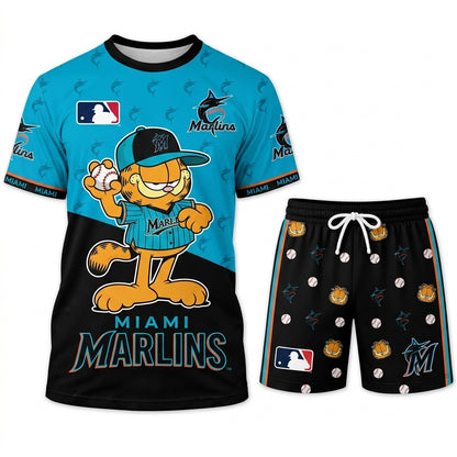 All 30 BASEBALL Teams-COMBO GIFTS FOR FAN | Sport Fan Set — T-Shirt + Shorts Available