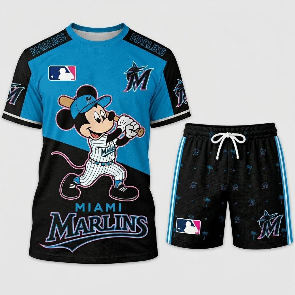 All 30 BASEBALL Teams Available-COMBO GIFTS FOR FAN | Sport Fan Set — T-Shirt + Shorts