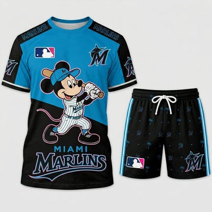 All 30 BASEBALL Teams Available-COMBO GIFTS FOR FAN | Sport Fan Set — T-Shirt + Shorts