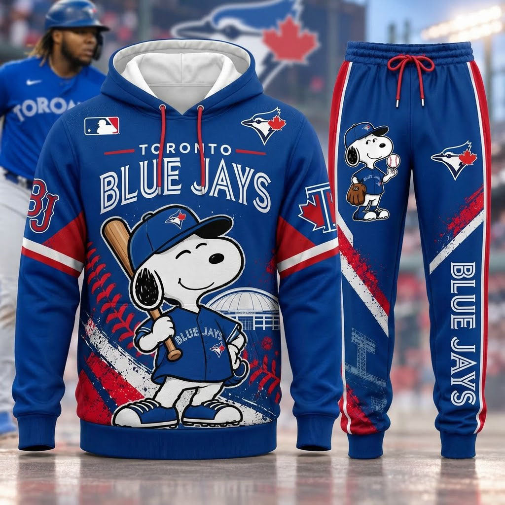 MLB Sport Fan Set — Hoodie & Sweatpants Set | All 30 Teams Available -Ver2