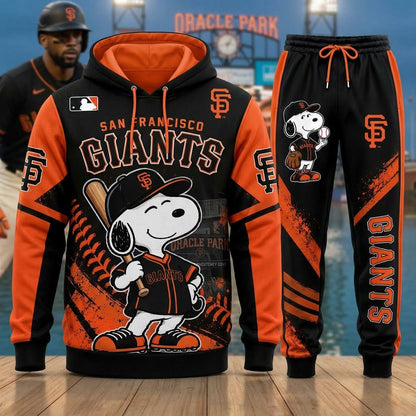 MLB Sport Fan Set — Hoodie & Sweatpants Set | All 30 Teams Available -Ver2