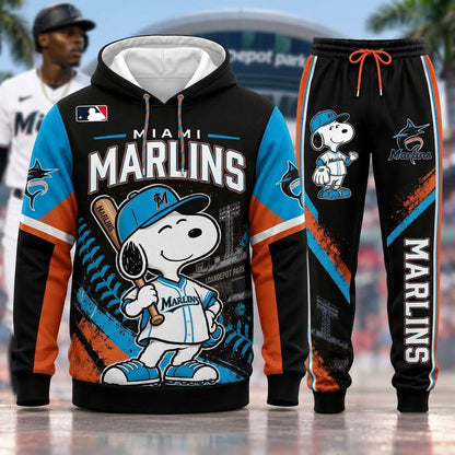 MLB Sport Fan Set — Hoodie & Sweatpants Set | All 30 Teams Available -Ver2