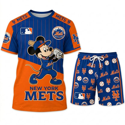 All 30 BASEBALL Teams Available-COMBO GIFTS FOR FAN | Sport Fan Set — T-Shirt + Shorts