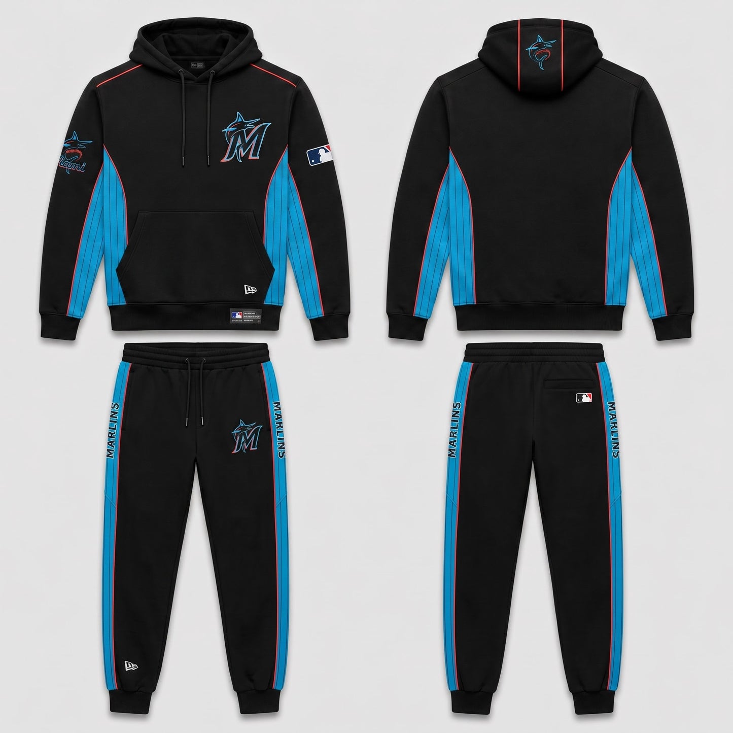 Limited edition! Gifts for Fans - Hoodie & Sweatpants Set All 30 Teams MLB Available