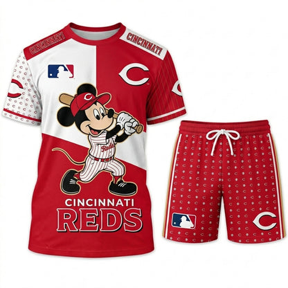 All 30 BASEBALL Teams Available-COMBO GIFTS FOR FAN | Sport Fan Set — T-Shirt + Shorts