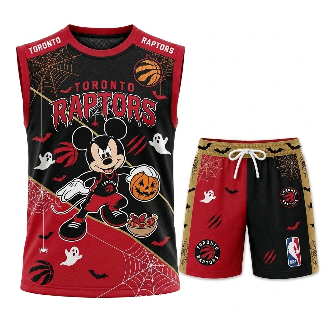 Limited Halloween Fan Set, Cartoon Mouse Basketball Jersey + Shorts | 30 Teams