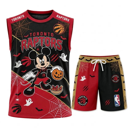 Limited Halloween Fan Set, Cartoon Mouse Basketball Jersey + Shorts | 30 Teams
