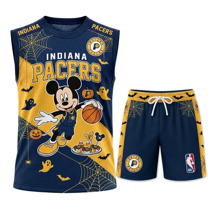 Limited Halloween Fan Set, Cartoon Mouse Basketball Jersey + Shorts | 30 Teams