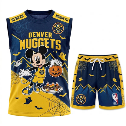 Limited Halloween Fan Set, Cartoon Mouse Basketball Jersey + Shorts | 30 Teams