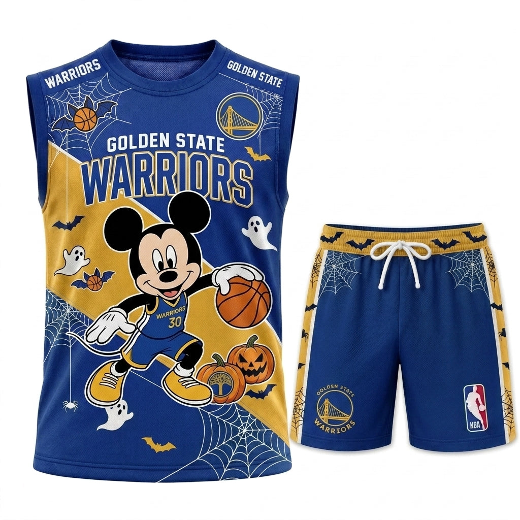 Limited Halloween Fan Set, Cartoon Mouse Basketball Jersey + Shorts | 30 Teams