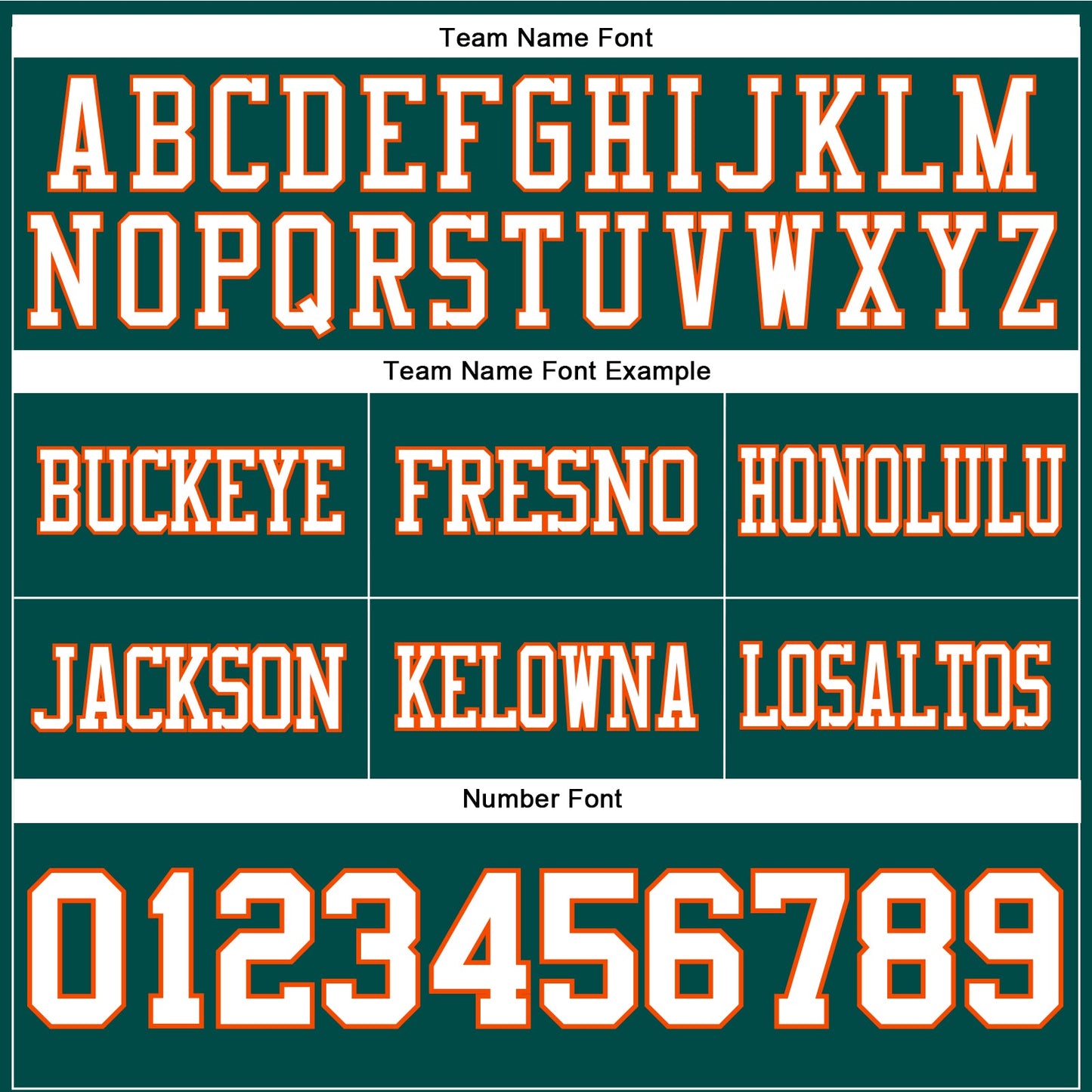 Custom Midnight Green White-Orange Authentic Football Jersey