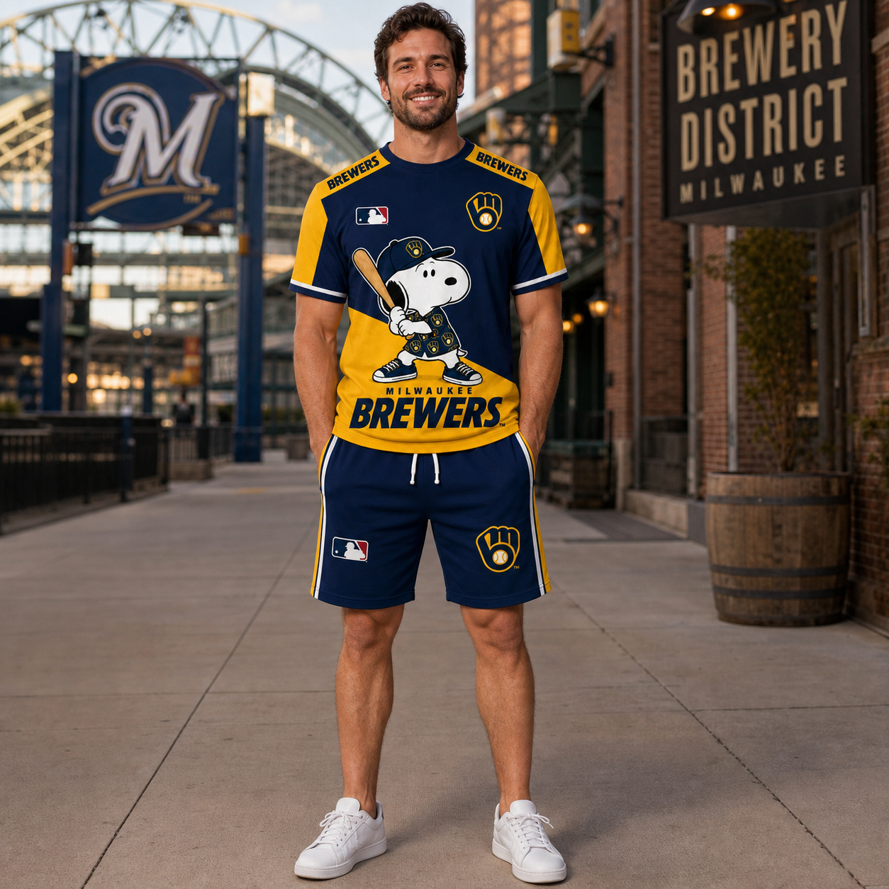 Sport Fan Set — T-Shirt + Shorts | All 30 Teams Available-COMBO GIFTS FOR FAN