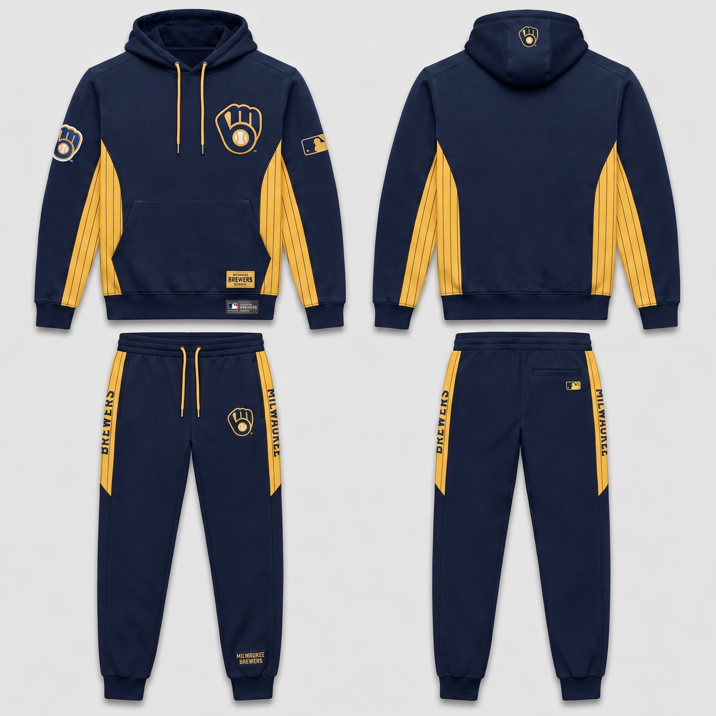 Limited edition! Gifts for Fans - Hoodie & Sweatpants Set All 30 Teams MLB Available