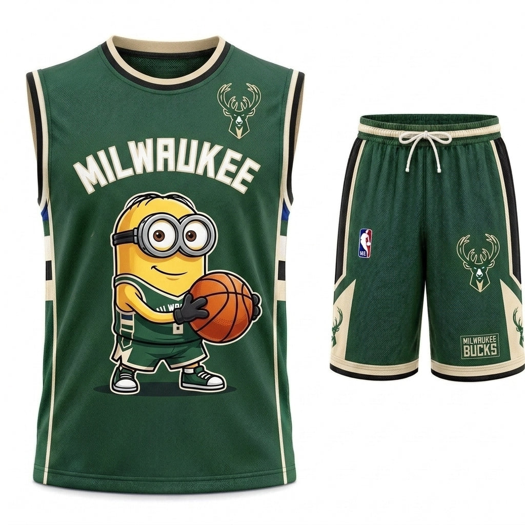 Sport Fan Set — Basketball Jersey+ Shorts | 15 Teams Available-COMBO GIFTS FOR FAN basketball