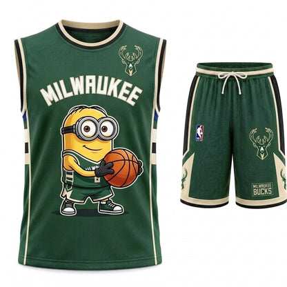 Sport Fan Set — Basketball Jersey+ Shorts | 15 Teams Available-COMBO GIFTS FOR FAN basketball