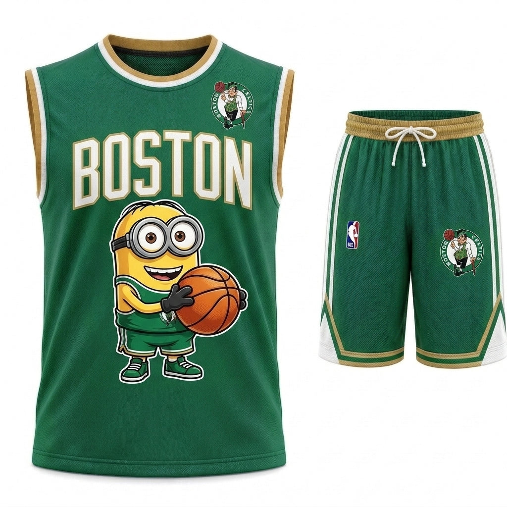 Sport Fan Set — Basketball Jersey+ Shorts | 15 Teams Available-COMBO GIFTS FOR FAN basketball