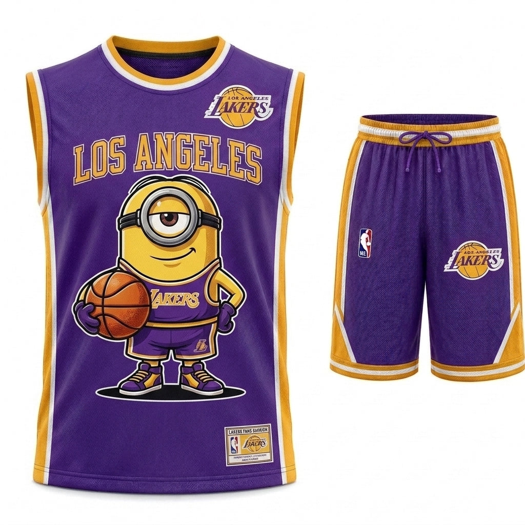 Sport Fan Set — Basketball Jersey+ Shorts | 15 Teams Available-COMBO GIFTS FOR FAN basketball