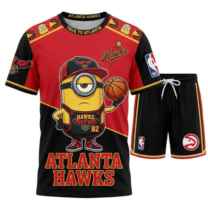 All 30 Teams Available-COMBO GIFTS FOR BASKETBALL FAN | Sport Fan Set — T-Shirt + Shorts
