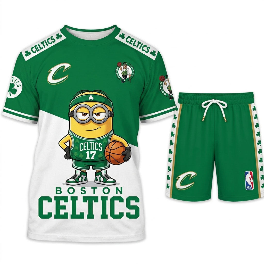 All 30 Teams Available-COMBO GIFTS FOR BASKETBALL FAN | Sport Fan Set — T-Shirt + Shorts
