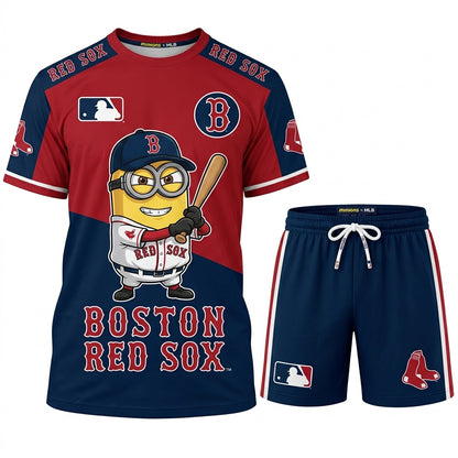 All 30 Teams Available-COMBO GIFTS FOR BASEBALL FAN | Sport Fan Set — T-Shirt + Shorts