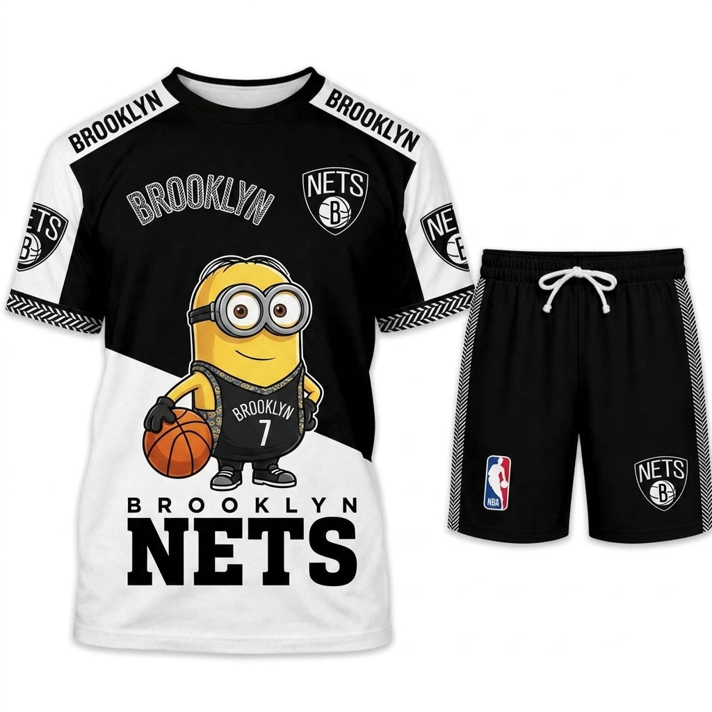 All 30 Teams Available-COMBO GIFTS FOR BASKETBALL FAN | Sport Fan Set — T-Shirt + Shorts