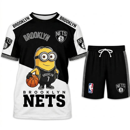 All 30 Teams Available-COMBO GIFTS FOR BASKETBALL FAN | Sport Fan Set — T-Shirt + Shorts