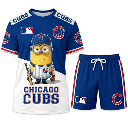 All 30 Teams Available-COMBO GIFTS FOR BASEBALL FAN | Sport Fan Set — T-Shirt + Shorts