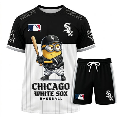 All 30 Teams Available-COMBO GIFTS FOR BASEBALL FAN | Sport Fan Set — T-Shirt + Shorts
