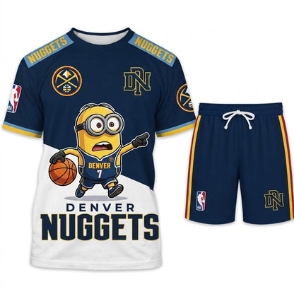 All 30 Teams Available-COMBO GIFTS FOR BASKETBALL FAN | Sport Fan Set — T-Shirt + Shorts