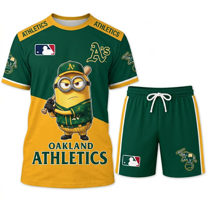 All 30 Teams Available-COMBO GIFTS FOR BASEBALL FAN | Sport Fan Set — T-Shirt + Shorts