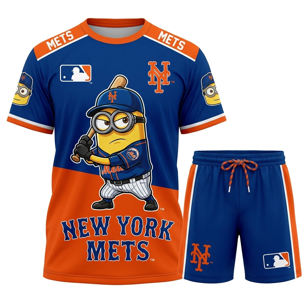 All 30 Teams Available-COMBO GIFTS FOR BASEBALL FAN | Sport Fan Set — T-Shirt + Shorts