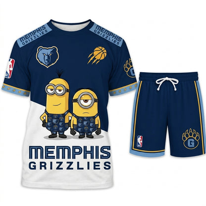 All 30 Teams Available-COMBO GIFTS FOR BASKETBALL FAN | Sport Fan Set — T-Shirt + Shorts
