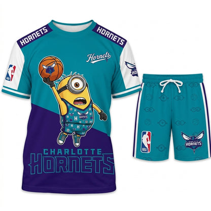 All 30 Teams Available-COMBO GIFTS FOR BASKETBALL FAN | Sport Fan Set — T-Shirt + Shorts